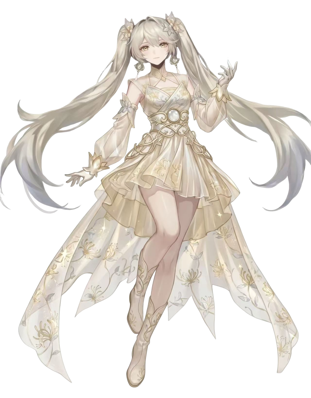 卡通风少女女孩女性角色设计插画素材 | AI智能生成设计模板-千图AI
